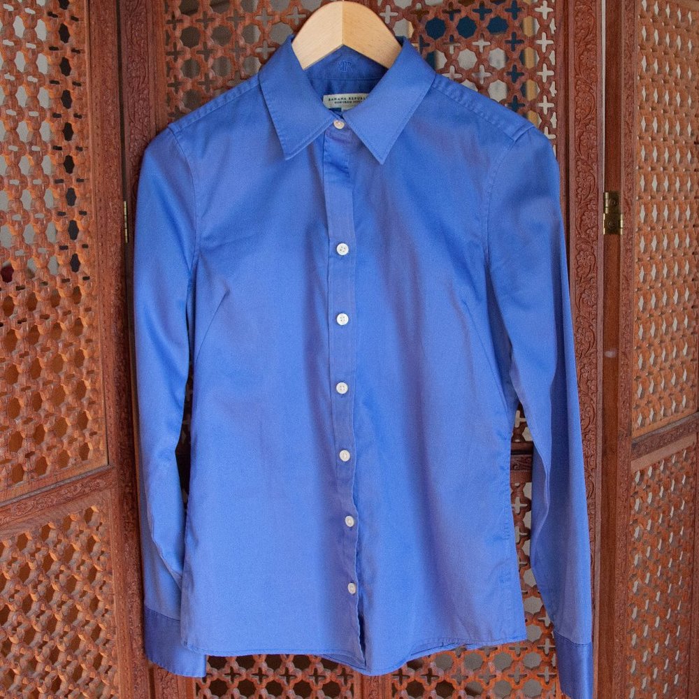 Blue Banana Republic Dress Shirt - Wrinkle Free!